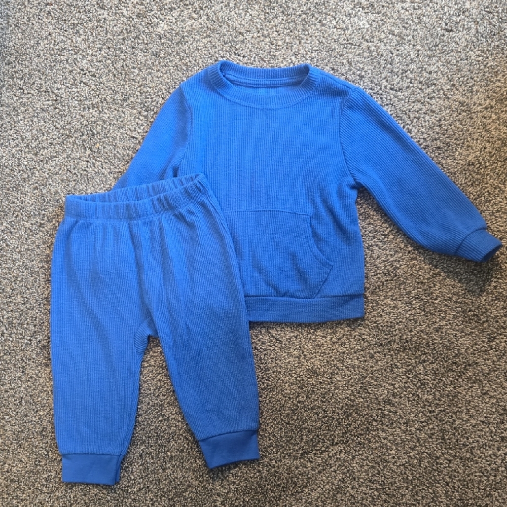 Cat & Jack Vibrant Blue Kids Jogger Set